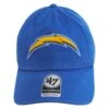 '47 BRAND Los Angeles Chargers NFL Clean Up Strapback Baseball Cap Dad Hat