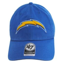 '47 BRAND Los Angeles Chargers NFL Clean Up Strapback Baseball Cap Dad Hat