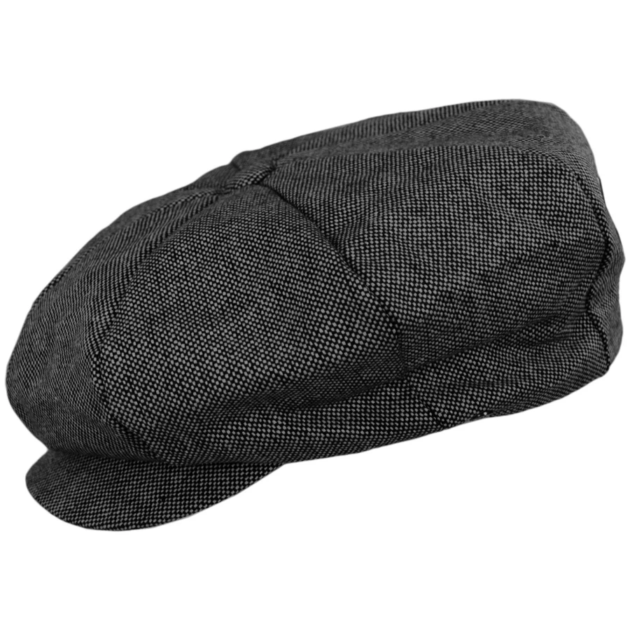 Marl Tweed Wool Blend Big Apple Cap 4 Marl Tweed Wool Blend Big Apple Cap - Image 2