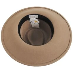 Joanna Packable Wool Felt Fedora Hat - Desert -Novel Accessories 447650