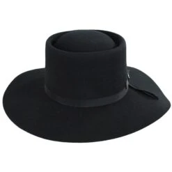 Vintage Couture Ciao Bella Wool Felt Gaucho Hat