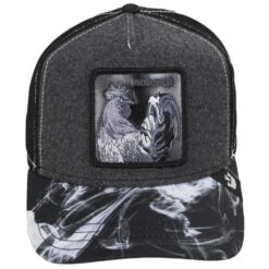 Goorin Bros Maltese Rooster Wool Noir Trucker Snapback Ball Cap