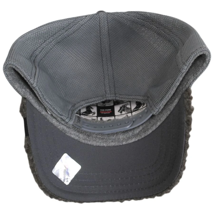 Goorin Bros Bunny Business Berber Fleece Trucker Snapback Ball Cap 5 Goorin Bros Bunny Business Berber Fleece Trucker Snapback Ball Cap - Image 3