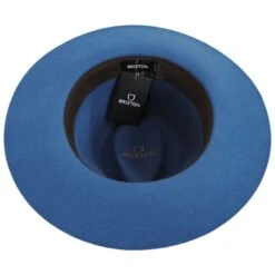 Wesley Wool Felt Floppy Fedora Hat - Teal 7 Wesley Wool Felt Floppy Fedora Hat - Teal -Novel Accessories 449438