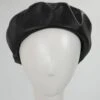 Audrey II Vegan Leather Beret - Black 1 Audrey II Vegan Leather Beret - Black -Novel Accessories 451118