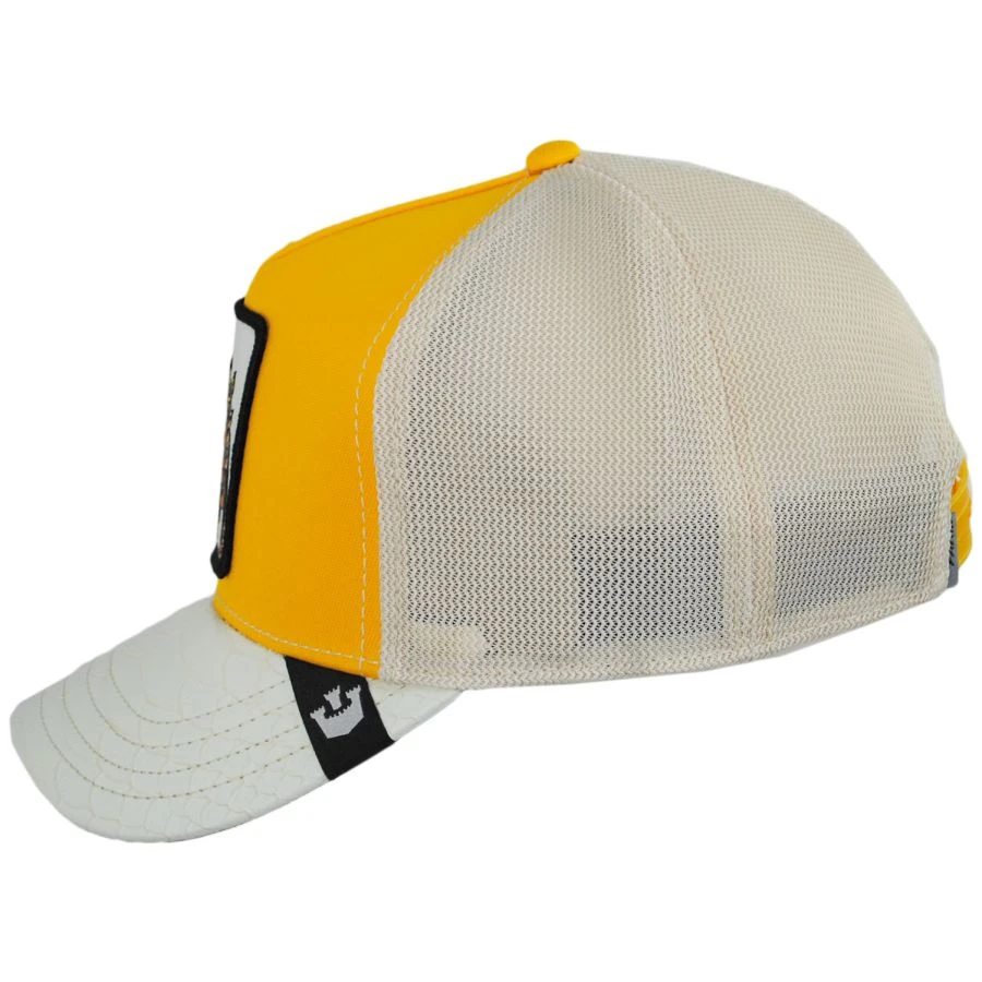 Goorin Bros Roofed Lizard Dino Mesh Trucker Snapback Baseball Cap 4 Goorin Bros Roofed Lizard Dino Mesh Trucker Snapback Baseball Cap - Image 2