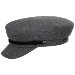 Tweed Fiddler's Cap - Gray/Charcoal -Novel Accessories 456345