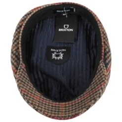 Houndstooth Plaid Fiddler's Cap -Novel Accessories 456366