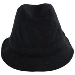 Teflon™ Shield And Melange Wool Rollable Walking Rain Hat