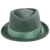 Stout Wool Felt Diamond Crown Fedora Hat - Mint Green -Novel Accessories 456462