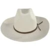 Sedona Reserve Wool Felt Cowboy Hat - Off White -Novel Accessories 457187