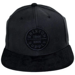 Oath III Snapback Baseball Cap - Black