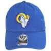 '47 BRAND Los Angeles Rams NFL Clean Up Strapback Baseball Cap Dad Hat -Novel Accessories 458751