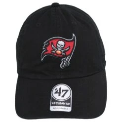 '47 BRAND Tampa Bay Buccaneers NFL Clean Up Strapback Baseball Cap Dad Hat