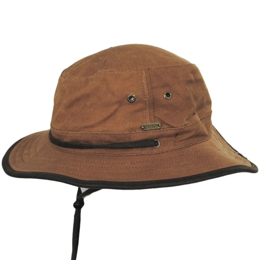 Stetson Cycle Wax Cotton Blend Camper Hat 4 Stetson Cycle Wax Cotton Blend Camper Hat - Image 2