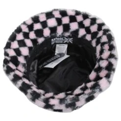 Kangol Checkerboard Faux Fur Bucket Hat 7 Kangol Checkerboard Faux Fur Bucket Hat -Novel Accessories 458931