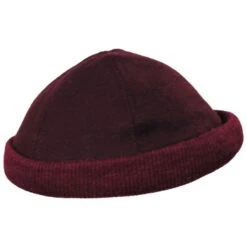 Skully Melton Wool Blend Skull Cap 6 Skully Melton Wool Blend Skull Cap -Novel Accessories 459036