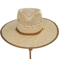 Vintage Couture Two Ghosts Toyo Straw Rancher Fedora Hat