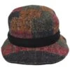 Stetson Kent Wool Blend Patchwork Bucket Hat 1 Stetson Kent Wool Blend Patchwork Bucket Hat -Novel Accessories 460478