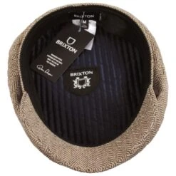 Herringbone Wool Blend Fiddler Cap 7 Herringbone Wool Blend Fiddler Cap -Novel Accessories 460808