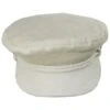 Corduroy Cotton Fiddler Cap - Off White 2 Corduroy Cotton Fiddler Cap - Off White -Novel Accessories 460838