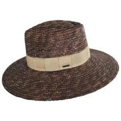 Joanna Wheat Straw Fedora Hat -Novel Accessories 463221