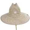 Mocha Straw Lifeguard Hat