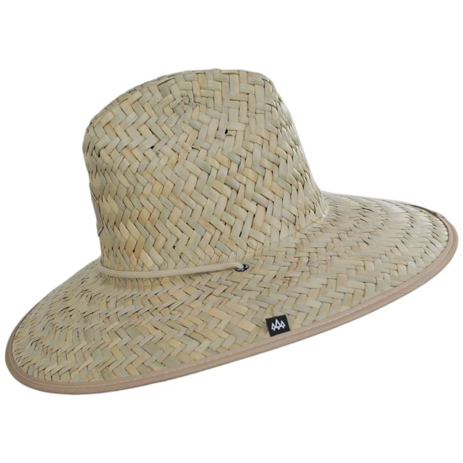 Mocha Straw Lifeguard Hat 4 Mocha Straw Lifeguard Hat - Image 2