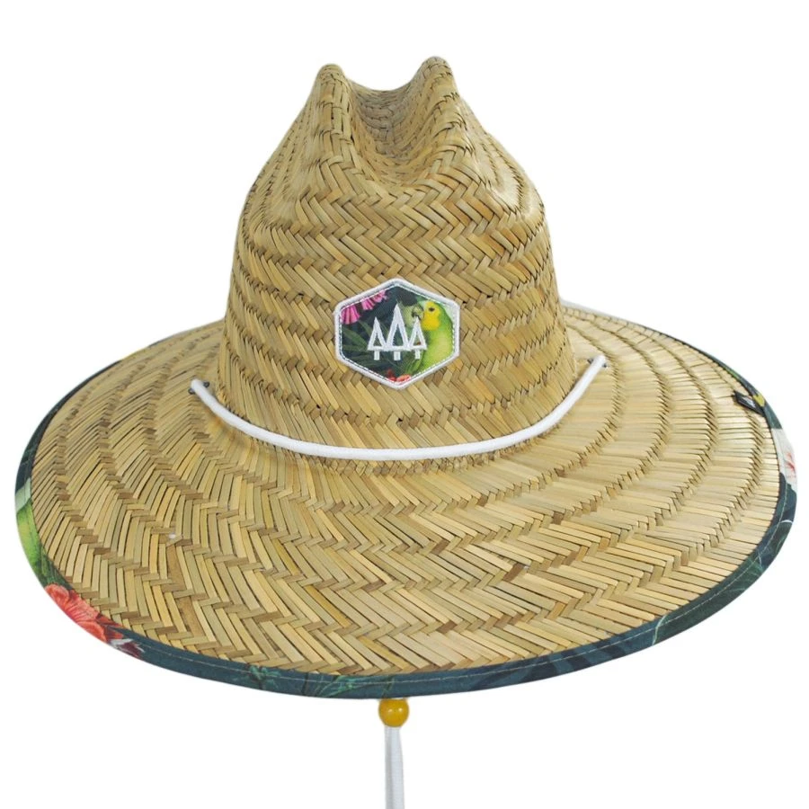 Caicos Rush Straw Lifeguard Hat 3 Caicos Rush Straw Lifeguard Hat