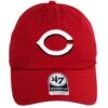 '47 BRAND Cincinnati Reds MLB Clean Up Strapback Baseball Cap Dad Hat 1 '47 BRAND Cincinnati Reds MLB Clean Up Strapback Baseball Cap Dad Hat -Novel Accessories 466533