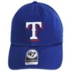 '47 BRAND Texas Rangers MLB Clean Up Strapback Baseball Cap Dad Hat -Novel Accessories 466542