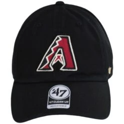'47 BRAND Arizona Diamondbacks MLB Clean Up Strapback Baseball Cap Dad Hat