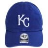 '47 BRAND Kansas City Royals MLB Clean Up Strapback Baseball Cap Dad Hat