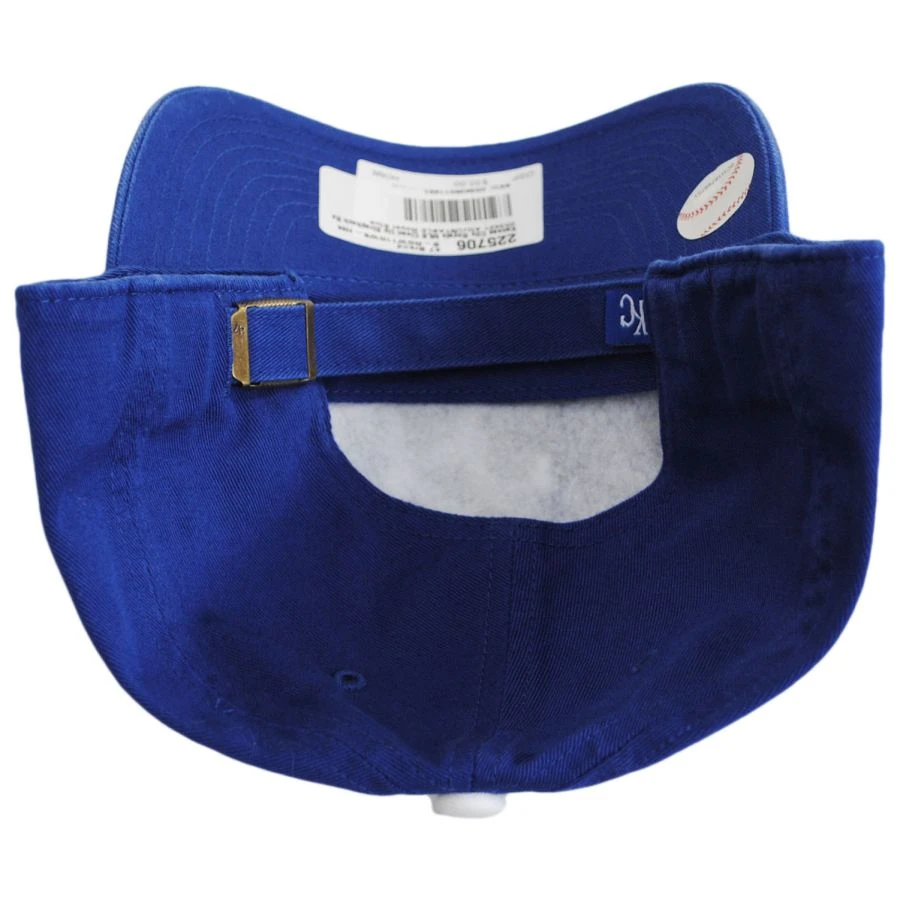 '47 BRAND Kansas City Royals MLB Clean Up Strapback Baseball Cap Dad Hat 5 '47 BRAND Kansas City Royals MLB Clean Up Strapback Baseball Cap Dad Hat - Image 3