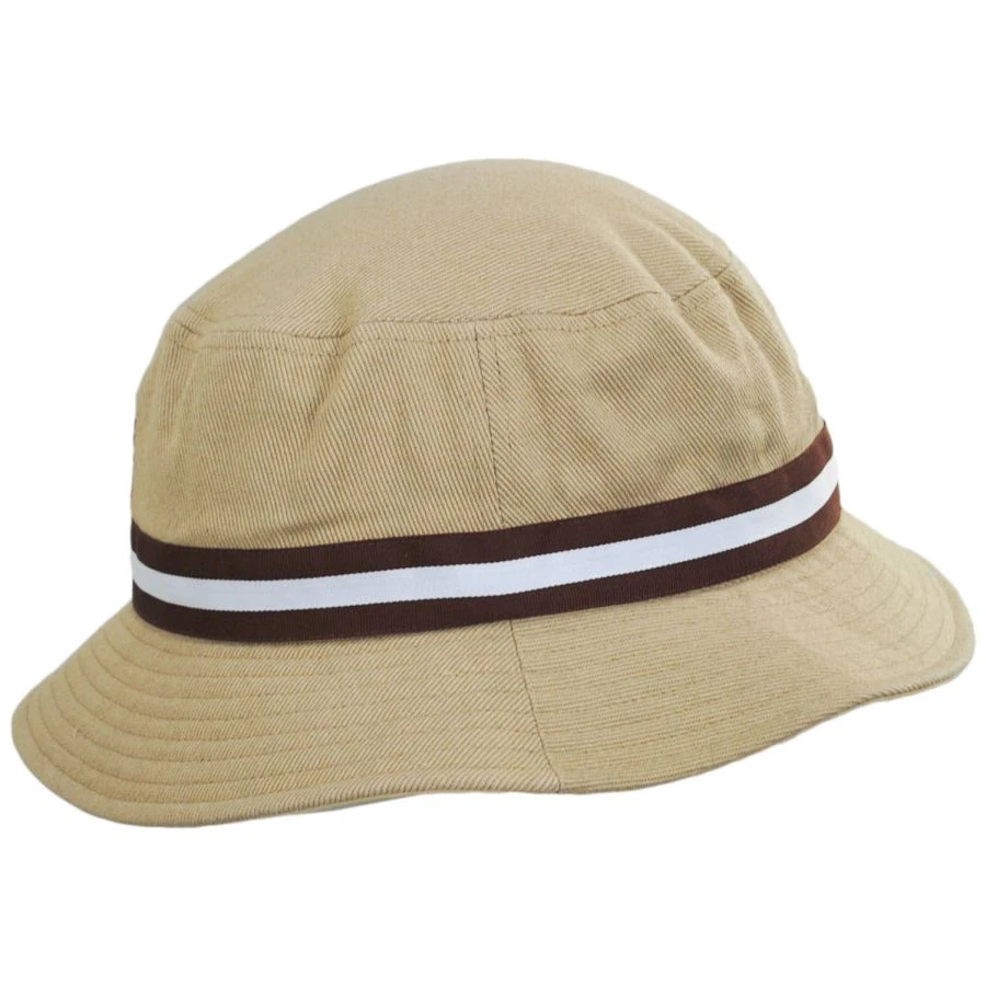 Kangol Stripe Lahinch Cotton Bucket Hat - Oatmeal 4 Kangol Stripe Lahinch Cotton Bucket Hat - Oatmeal - Image 2