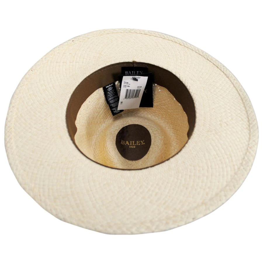Bailey Horan Panama Straw Fedora Hat 5 Bailey Horan Panama Straw Fedora Hat - Image 3