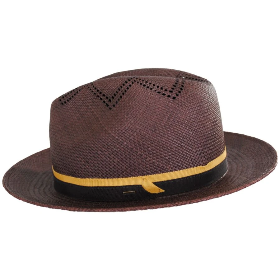 Bailey Arion Panama Straw Fedora Hat 4 Bailey Arion Panama Straw Fedora Hat - Image 2