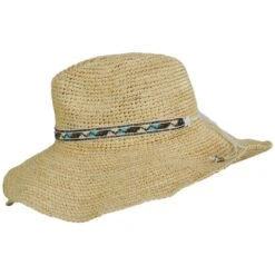 Lainey Crochet Raffia Straw Western Hat 7 Lainey Crochet Raffia Straw Western Hat -Novel Accessories 467534