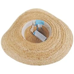 Sanibel Raffia Braid Swinger Sun Hat -Novel Accessories 467555