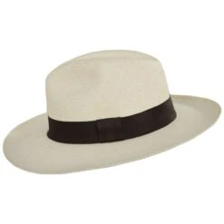 Grade 10 Panama Straw Clasico Center Pinch Fedora Hat 6 Grade 10 Panama Straw Clasico Center Pinch Fedora Hat -Novel Accessories 468776
