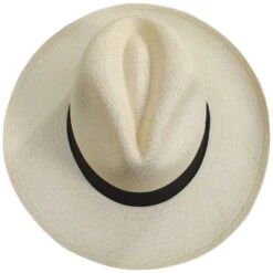 Grade 10 Panama Straw Clasico Center Pinch Fedora Hat 7 Grade 10 Panama Straw Clasico Center Pinch Fedora Hat -Novel Accessories 468779