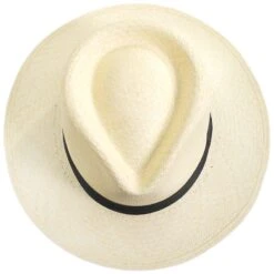 Grade 10 Panama Straw C-Crown Fedora Hat -Novel Accessories 468827