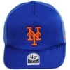 '47 BRAND New York Mets MLB Foam Mesh Trucker Snapback Baseball Cap -Novel Accessories 470507