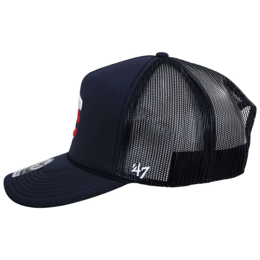 '47 BRAND Minnesota Twins MLB Foam Mesh Trucker Snapback Baseball Cap 4 '47 BRAND Minnesota Twins MLB Foam Mesh Trucker Snapback Baseball Cap - Image 2