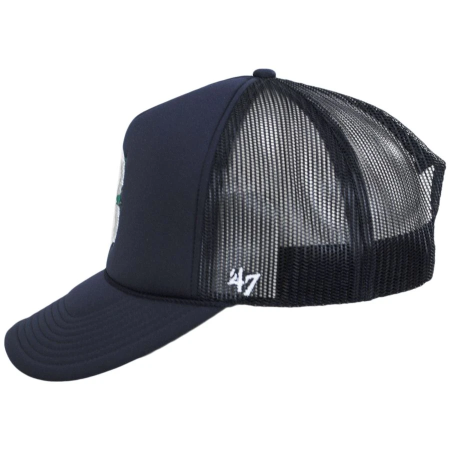 '47 BRAND Seattle Mariners MLB Foam Mesh Trucker Snapback Baseball Cap 4 '47 BRAND Seattle Mariners MLB Foam Mesh Trucker Snapback Baseball Cap - Image 2