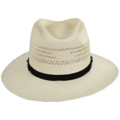Bailey Coram Panama Straw Fedora Hat