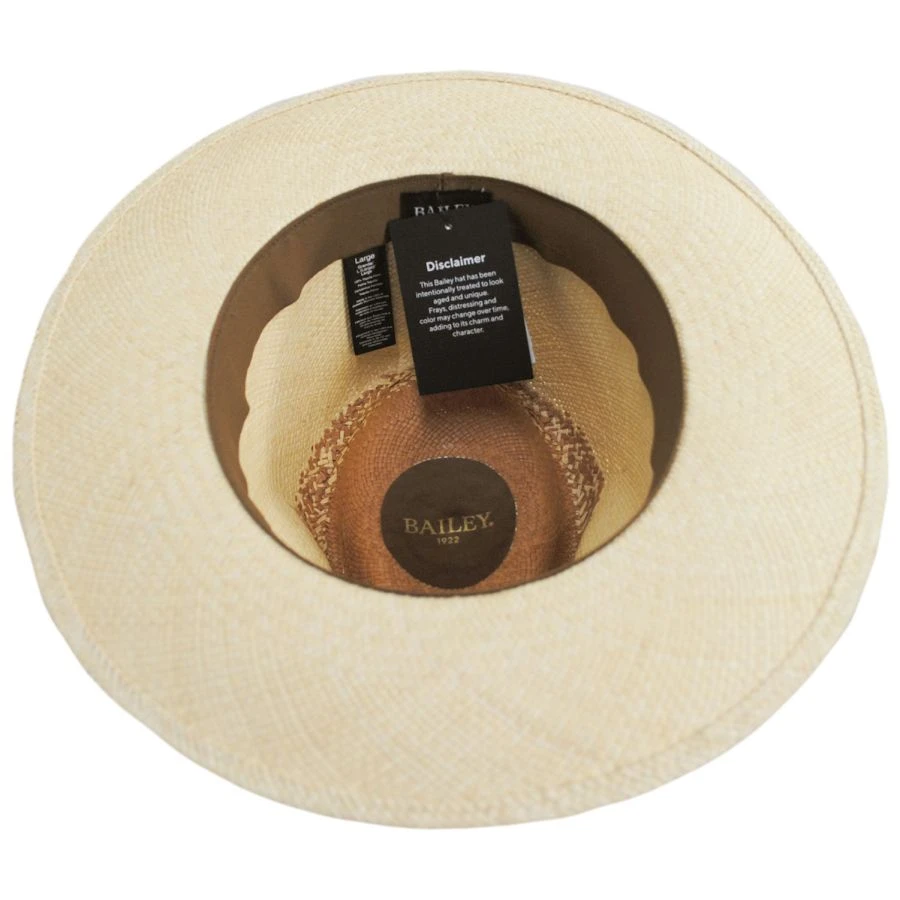 Bailey Bystrom Panama Straw Fedora Hat 5 Bailey Bystrom Panama Straw Fedora Hat - Image 3
