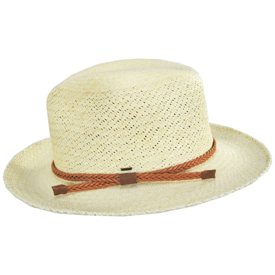 Bailey Crispin Panama Straw Fedora Hat 4 Bailey Crispin Panama Straw Fedora Hat - Image 2
