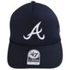 '47 BRAND Atlanta Braves MLB Foam Mesh Trucker Snapback Baseball Cap -Novel Accessories 471036