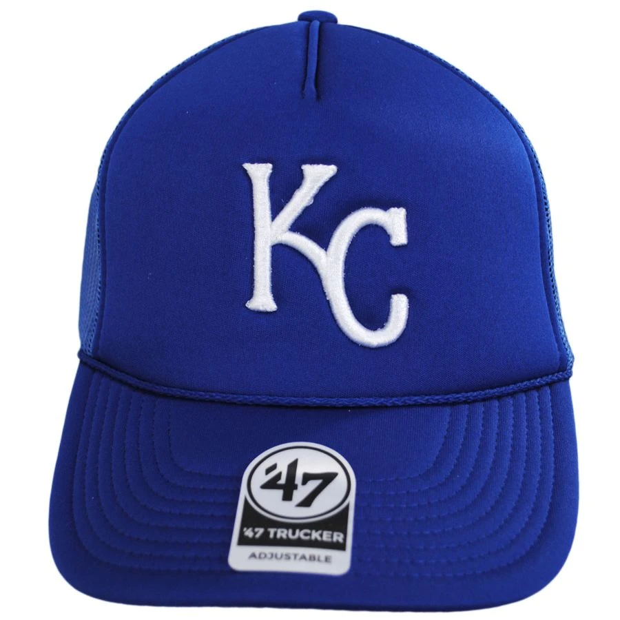 '47 BRAND Kansas City Royals MLB Foam Mesh Trucker Snapback Baseball Cap 3 '47 BRAND Kansas City Royals MLB Foam Mesh Trucker Snapback Baseball Cap